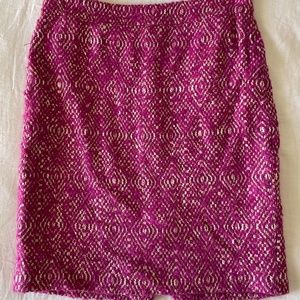 J. Crew Corkscrew Tweed Pencil Skirt